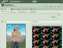 Tablet Screenshot of deadlyxloves.deviantart.com