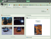Tablet Screenshot of dragi-p.deviantart.com