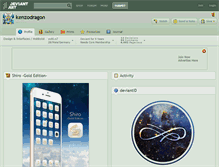 Tablet Screenshot of kenzodragon.deviantart.com