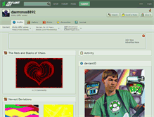 Tablet Screenshot of daemonos8892.deviantart.com