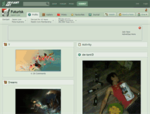 Tablet Screenshot of futurisk.deviantart.com