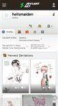 Mobile Screenshot of hellsmaiden.deviantart.com