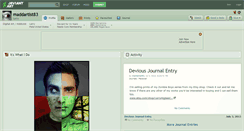 Desktop Screenshot of maddartist83.deviantart.com