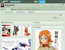 Tablet Screenshot of andrewbankai.deviantart.com