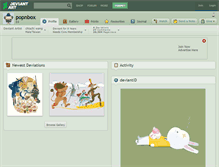 Tablet Screenshot of popnbox.deviantart.com