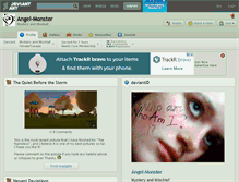Tablet Screenshot of angel-monster.deviantart.com