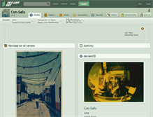 Tablet Screenshot of con-safo.deviantart.com