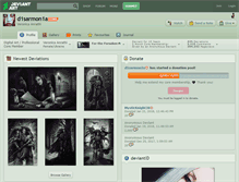 Tablet Screenshot of d1sarmon1a.deviantart.com