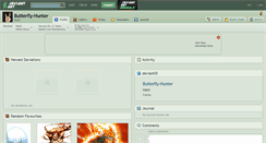 Desktop Screenshot of butterfly-hunter.deviantart.com