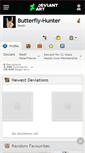 Mobile Screenshot of butterfly-hunter.deviantart.com