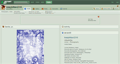 Desktop Screenshot of krazykitten2310.deviantart.com