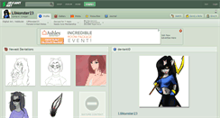 Desktop Screenshot of lilmonster23.deviantart.com