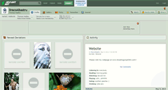 Desktop Screenshot of dracoalbastru.deviantart.com