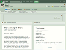 Tablet Screenshot of nale99.deviantart.com