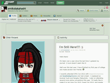 Tablet Screenshot of emikotakahashi.deviantart.com