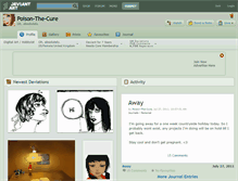 Tablet Screenshot of poison-the-cure.deviantart.com