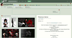 Desktop Screenshot of darkfallenblade.deviantart.com