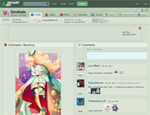 Tablet Screenshot of dandrade.deviantart.com