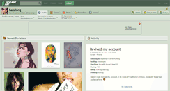 Desktop Screenshot of hazelong.deviantart.com