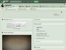 Tablet Screenshot of capital18.deviantart.com