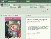 Tablet Screenshot of chibi-c.deviantart.com