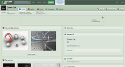 Desktop Screenshot of doom-cat.deviantart.com