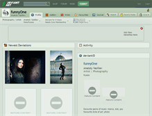 Tablet Screenshot of funnyone.deviantart.com