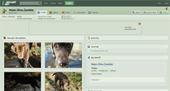 Desktop Screenshot of neon-dino-zombie.deviantart.com