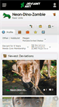 Mobile Screenshot of neon-dino-zombie.deviantart.com
