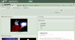 Desktop Screenshot of jackwolfie.deviantart.com