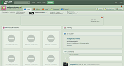 Desktop Screenshot of mdsphotoworld.deviantart.com
