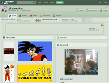 Tablet Screenshot of lakyumorion.deviantart.com