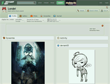 Tablet Screenshot of londei.deviantart.com