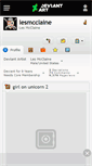 Mobile Screenshot of lesmcclaine.deviantart.com