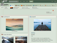 Tablet Screenshot of jimitux.deviantart.com
