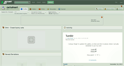 Desktop Screenshot of cactusheart.deviantart.com