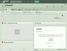 Tablet Screenshot of cactusheart.deviantart.com