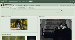Desktop Screenshot of defiant-exile.deviantart.com