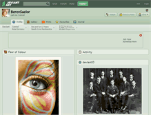 Tablet Screenshot of berensaelor.deviantart.com