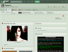Tablet Screenshot of farkas13.deviantart.com