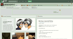 Desktop Screenshot of lightspineshadow2.deviantart.com