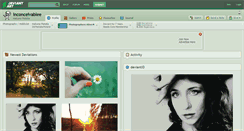 Desktop Screenshot of inconceivablee.deviantart.com