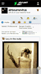 Mobile Screenshot of airbournevirus.deviantart.com