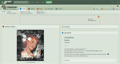 Desktop Screenshot of cutepichan.deviantart.com
