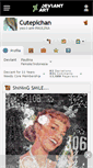 Mobile Screenshot of cutepichan.deviantart.com