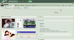 Desktop Screenshot of big-lady.deviantart.com