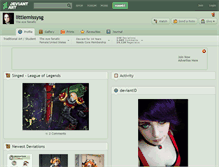 Tablet Screenshot of littlemissysg.deviantart.com