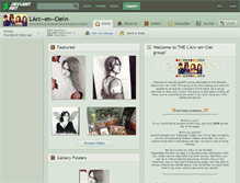 Tablet Screenshot of larc--en--ciel.deviantart.com