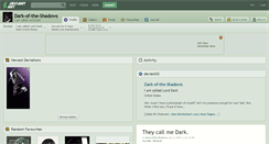 Desktop Screenshot of dark-of-the-shadows.deviantart.com