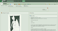 Desktop Screenshot of cotume.deviantart.com